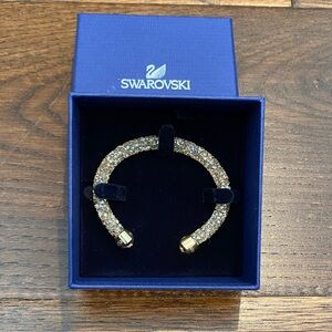 Swarovski Gold Crystal-Embellished Bangle